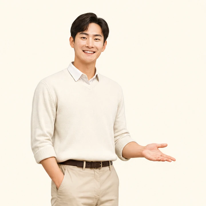 신용불량자 셀토스 장기렌트카 상담 신청을 안내하는 담당자